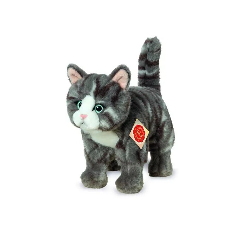 Chat tigré gris - 20 cm Chat tigré gris - 20 cm