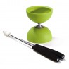 Set Acrobat 105 -  Rubber Diabolo vert