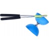 Set Acrobat 105 - Rubber Diabolo bleu clair