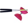 Set Acrobat 105 - Rubber Diabolo rose