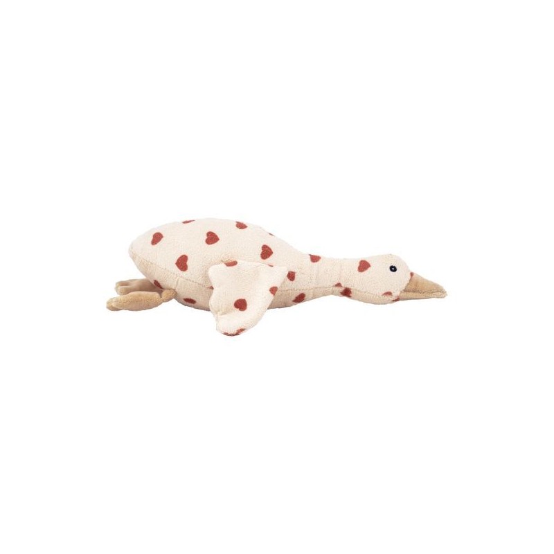 Peluche douce bruits blancs - Liva l'oie coeurs (édition limitée) Peluche douce bruits blancs - Liva l'oie coeurs (édition limitée)