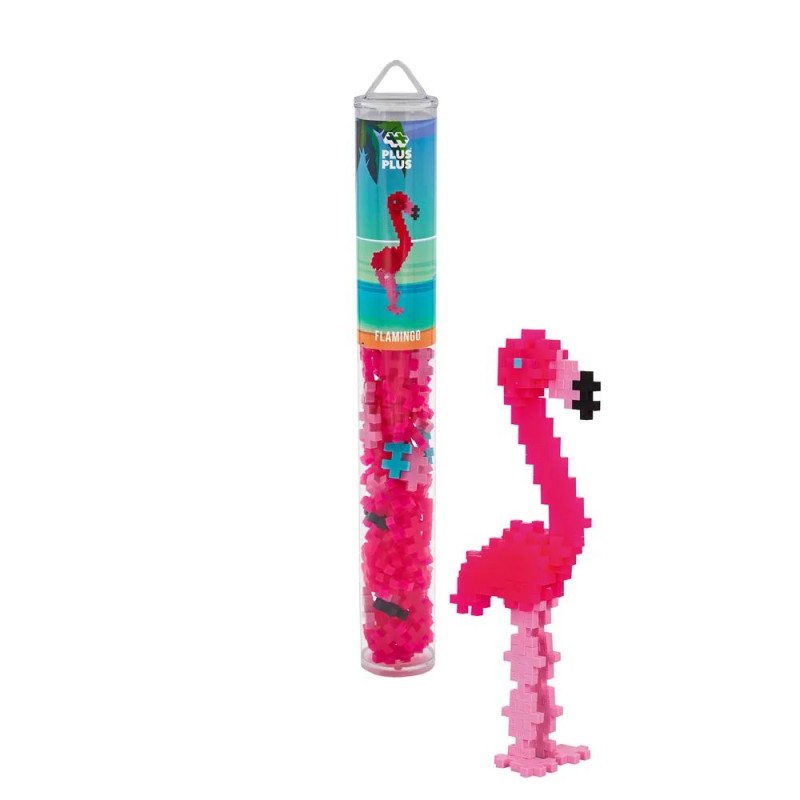 Plus Plus - Tube Flamingo 100 pcs Plus Plus - Tube Flamingo 100 pcs