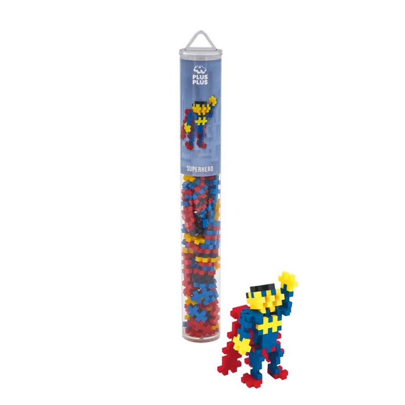 Plus Plus - Tube Super héros 100 pcs Plus Plus - Tube Super héros 100 pcs