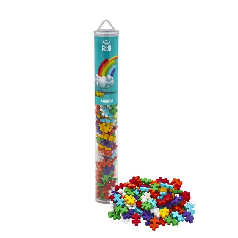 Plus Plus - Tube Rainbow 100 pcs Plus Plus - Tube Rainbow 100 pcs