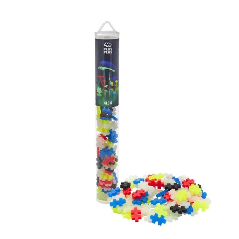 Plus Plus - Tube Glow 100 pcs Plus Plus - Tube Glow 100 pcs