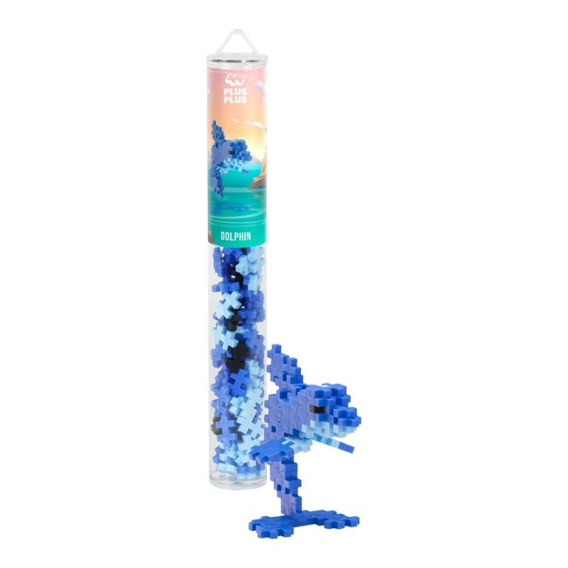 Plus Plus - Tube Dolphin 100 pcs Plus Plus - Tube Dolphin 100 pcs
