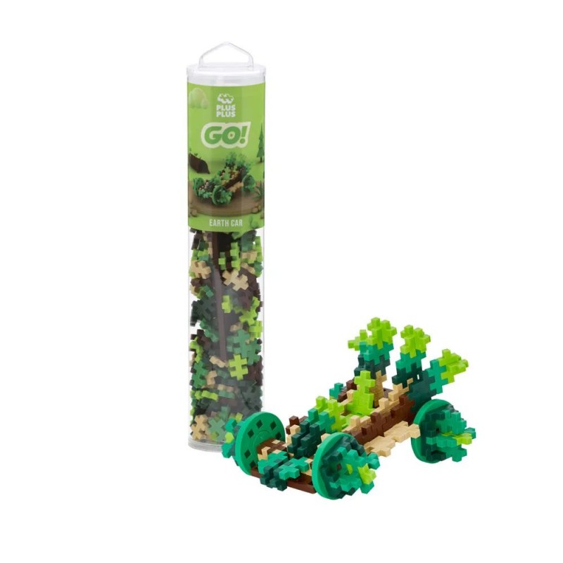 Plus Plus Go - Méga Tube Earth Car 200 pcs Plus Plus Go - Méga Tube Earth Car 200 pcs