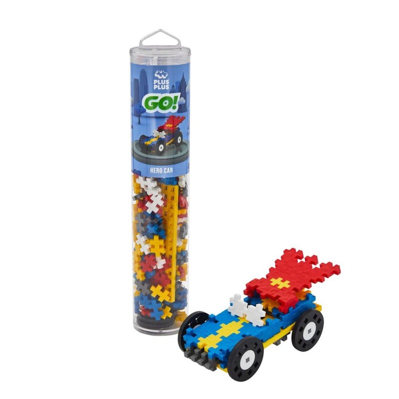 Plus Plus Go - Méga Tube Hero Car 200 pcs Plus Plus Go - Méga Tube Hero Car 200 pcs