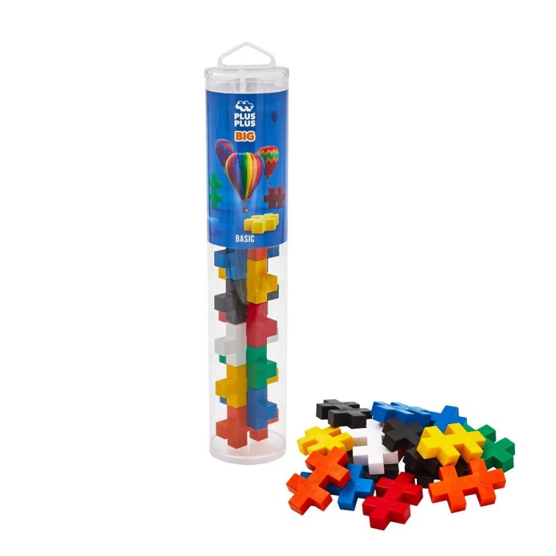 Plus Plus Big - Méga Tube Basic 15 pcs Plus Plus Big - Méga Tube Basic 15 pcs