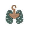 Chaussons antidérapants Slipstop - Dino vert