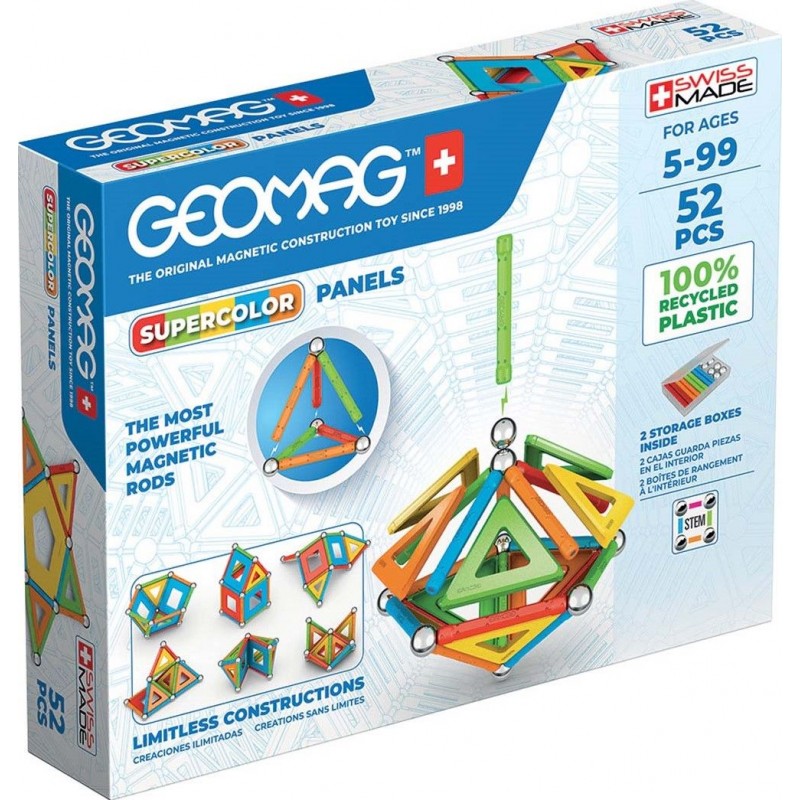 Geomag Supercolor Panels 52 pcs Geomag Supercolor Panels 52 pcs