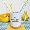 Mug avec couvercle - Bonne fête papounet