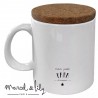 Mug avec couvercle - Mon petit papa d'amour