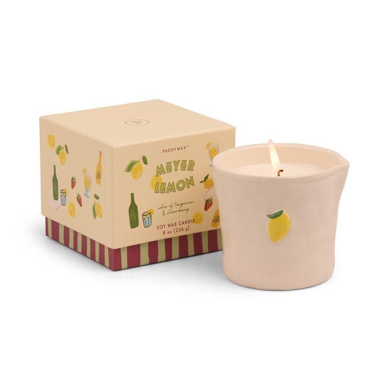 Bougie parfumée en céramique - Citron Meyer Bougie parfumée en céramique - Citron Meyer