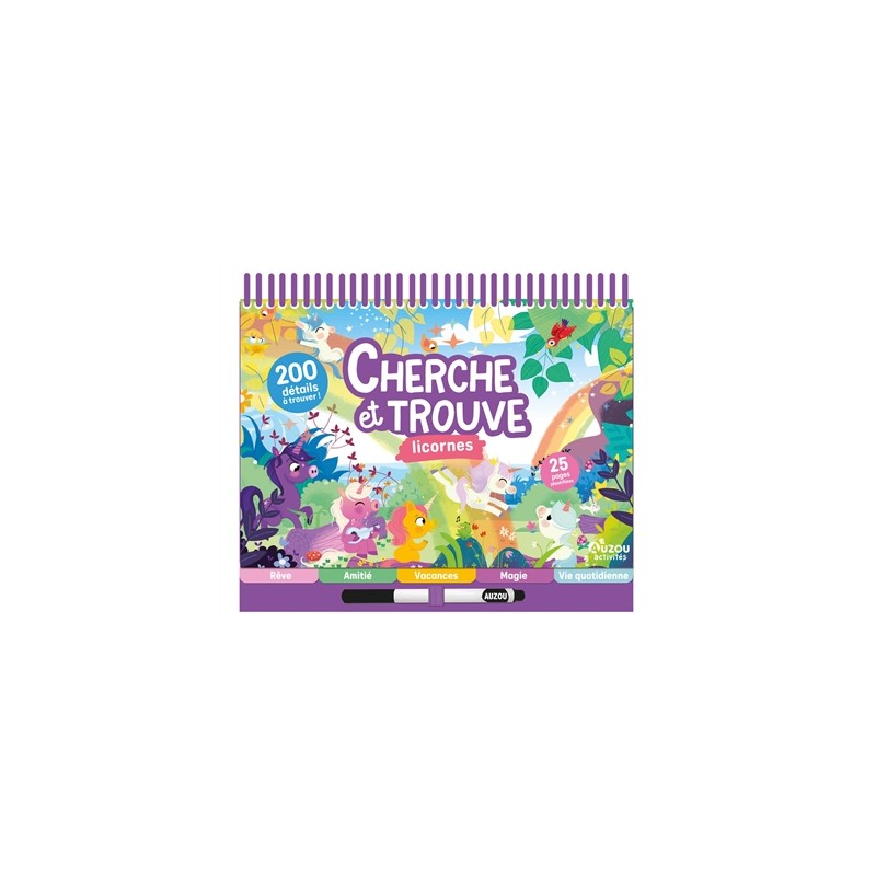 Cherche et trouve licornes
