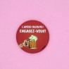 Magnet décapsuleur - L'apéro recrute ! Engagez-vous !