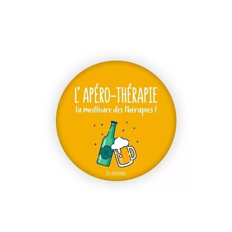 Magnet décapsuleur - L'apéro-thérapie, la meilleure des thérapies ! Magnet décapsuleur - L'apéro-thérapie, la meilleure des thérapies !