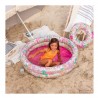 Piscine gonflable - Fleuri multicolore 100 cm
