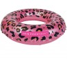 Bouée de natation - Rose imprimé Léopard 50 cm