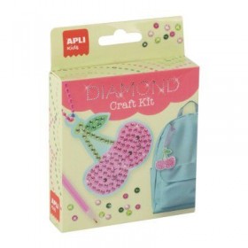 Porte-clés DIY Diamond Cerise