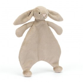 Doudou lapin beige