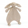 Doudou lapin beige