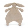 Doudou lapin beige