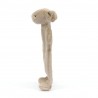 Doudou lapin beige