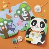 Gommettes formes : L'aventure de petit panda