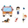 Mes tout premiers autocollants - Mes 500 autocollants police et pompiers