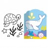 Je colorie sans dépasser - les animaux de la mer : 30 coloriages fluos !