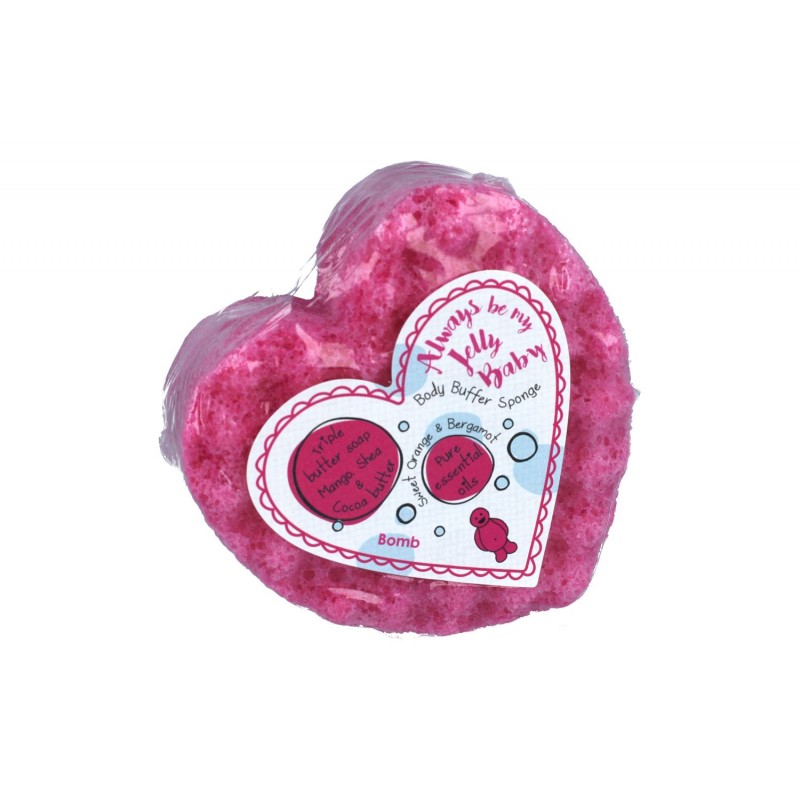 Éponge-savon exfoliante corps - Always Be My Jelly Baby Éponge-savon exfoliante corps - Always Be My Jelly Baby