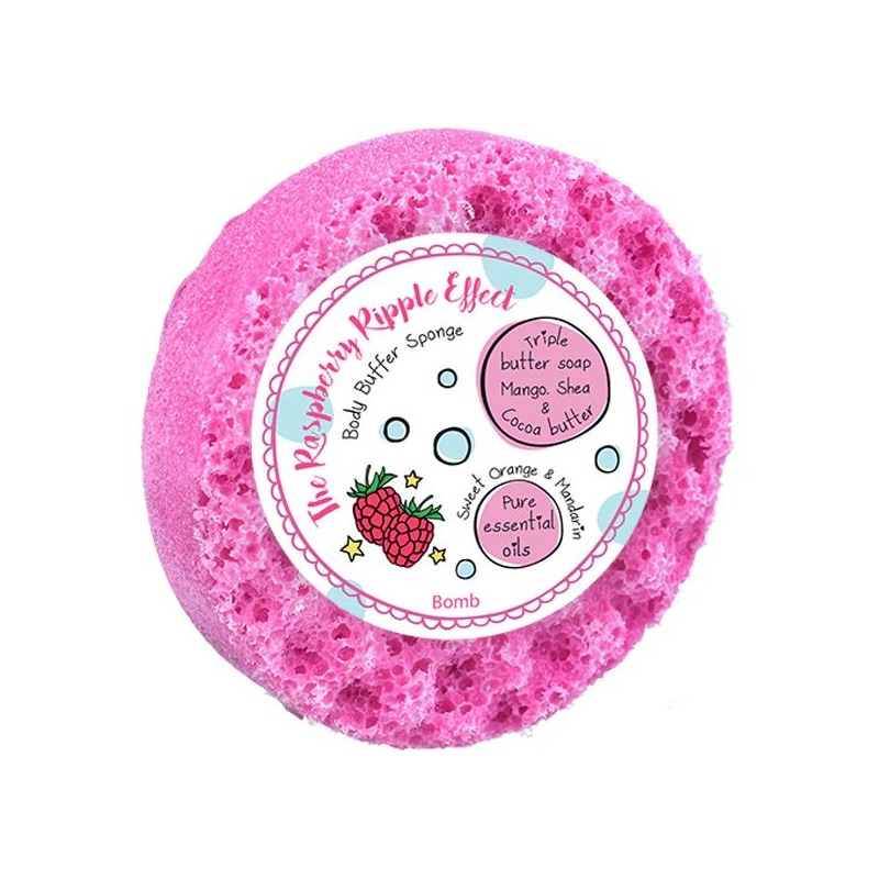 Éponge-savon exfoliante corps - The Raspberry Ripple Effect Éponge-savon exfoliante corps - The Raspberry Ripple Effect