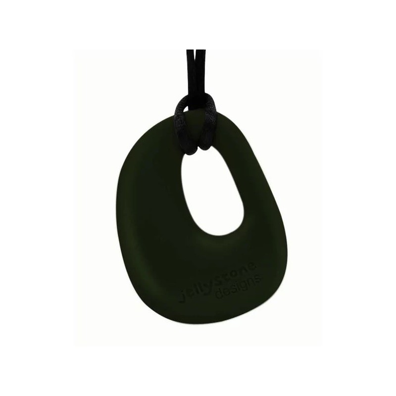 Collier avec pendentif à mâchouiller - Noir Collier avec pendentif à mâchouiller - Noir