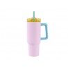 Mug de voyage isotherme 1200 ml - Rose