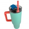 Mug de voyage isotherme 1200 ml - Vert eau