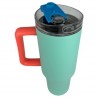 Mug de voyage isotherme 1200 ml - Vert eau