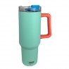 Mug de voyage isotherme 1200 ml - Vert eau