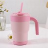 Gobelet isotherme avec anse 420 ml - Rose