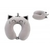 Coussin de voyage - Tour de cou Chat gris