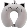 Coussin de voyage - Tour de cou Chat gris