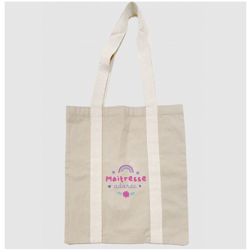 Sac TOTE - Maitresse adorée, naturel Sac TOTE - Maitresse adorée, naturel