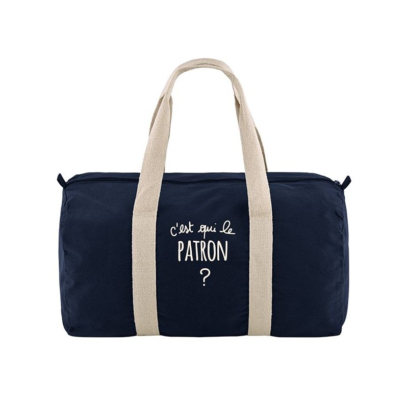 Sac POLO - C'est qui le patron ? marine Sac POLO - C'est qui le patron ? marine