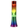 Lampe à lave base Flared - Arc-en-ciel
