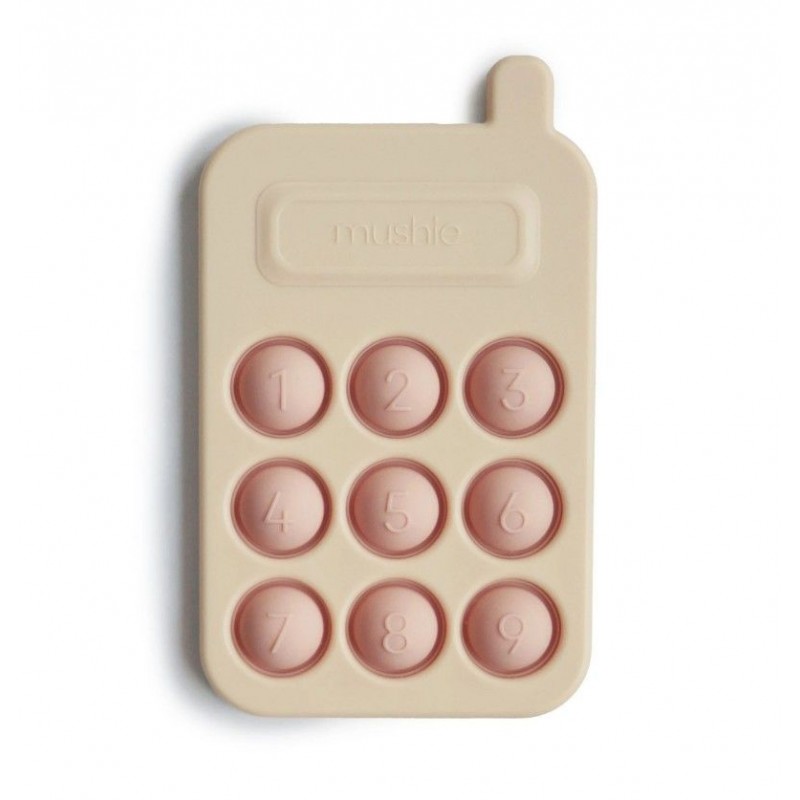 Jouet de dentition pop it - Téléphone rose Jouet de dentition pop it - Téléphone rose