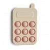 Jouet de dentition pop it - Téléphone rose