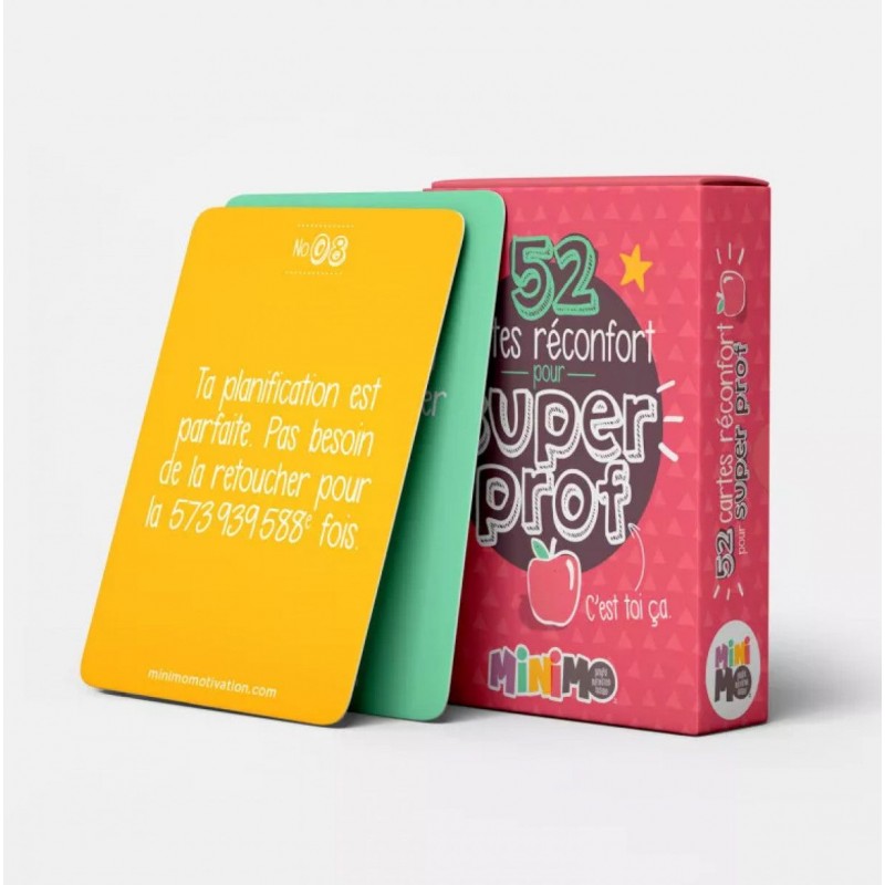 52 cartes réconfort pour super prof 52 cartes réconfort pour super prof