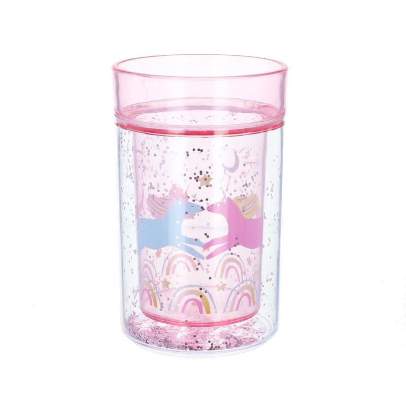 Verre à paillettes - Licornes Verre à paillettes - Licornes