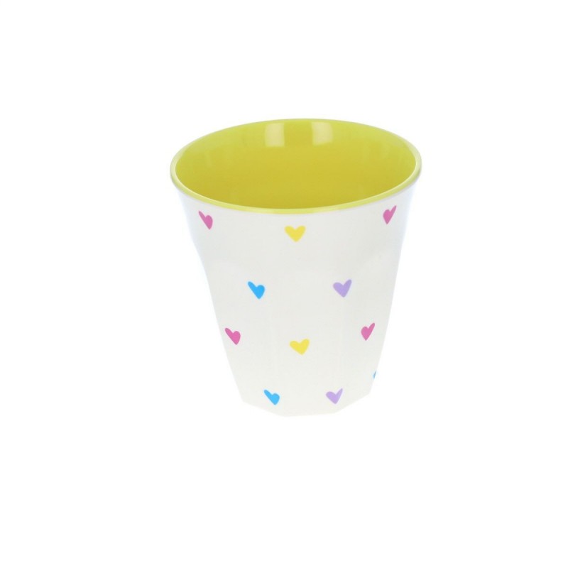 Verre multicoeurs jaune Verre multicoeurs jaune