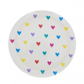 Assiette multicoeurs